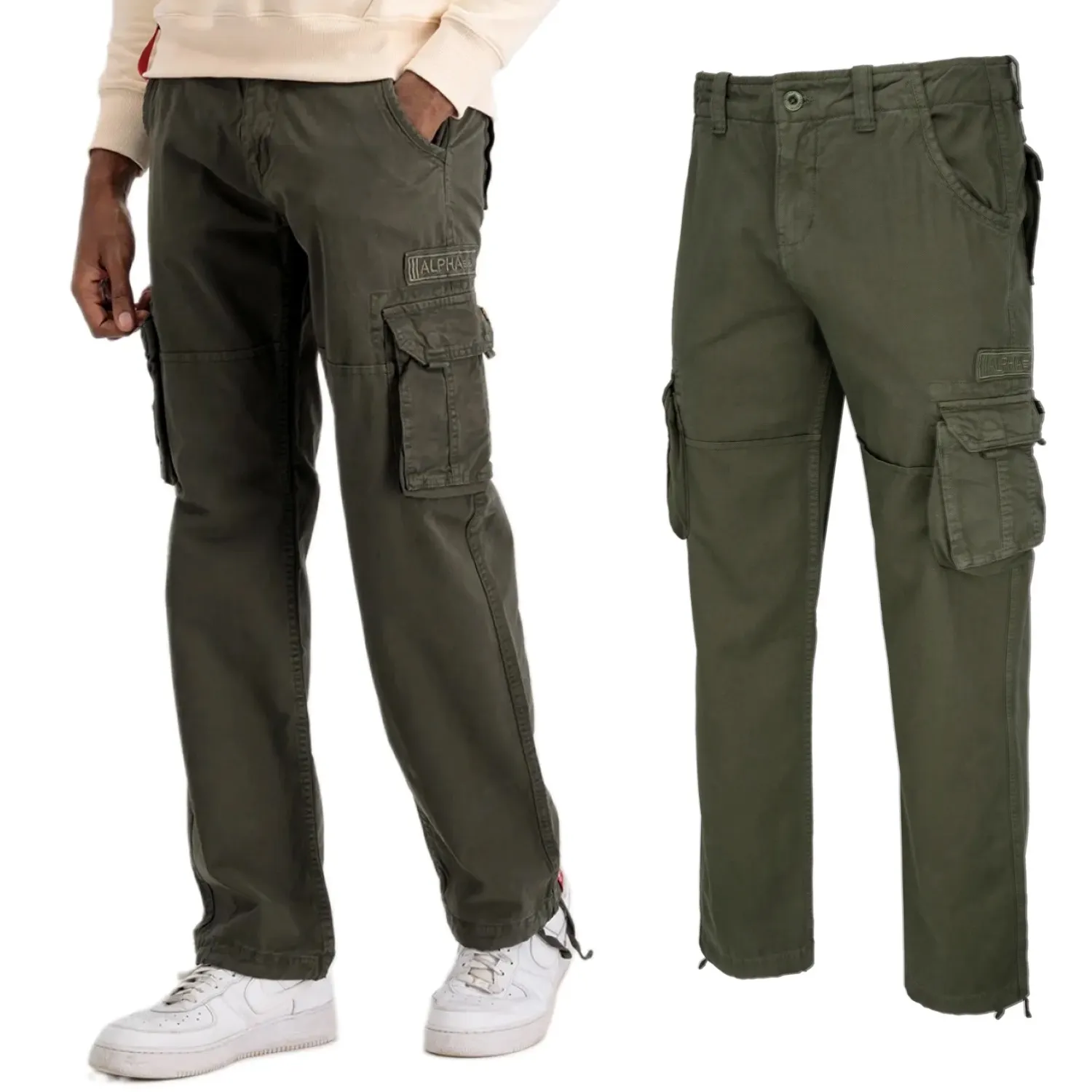 Spodnie Alpha Industries Jet Pant 101212 136 - Greyblack 34