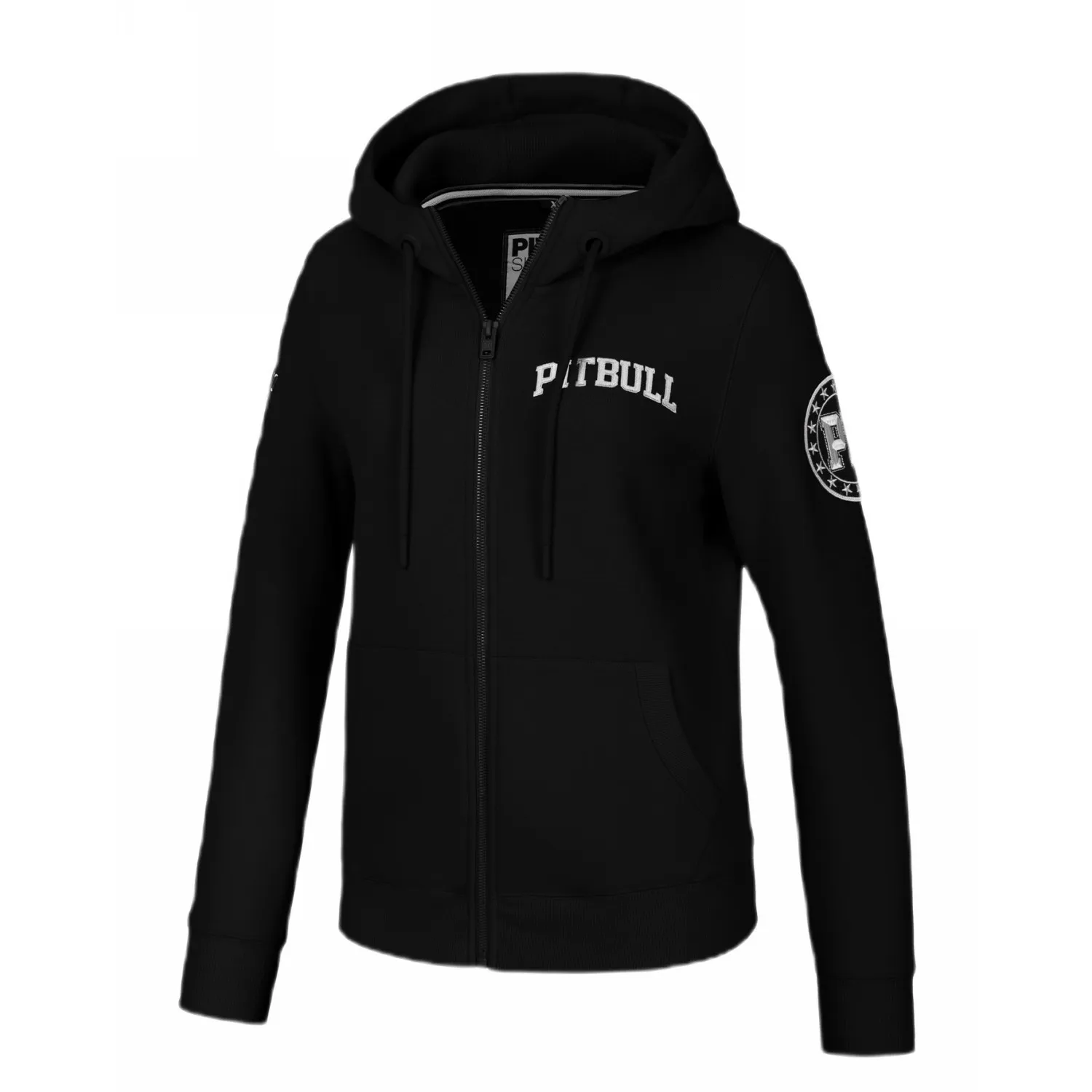 Bluza rozpinana z kapturem damska Pit Bull Tyrian '24 - Czarna S