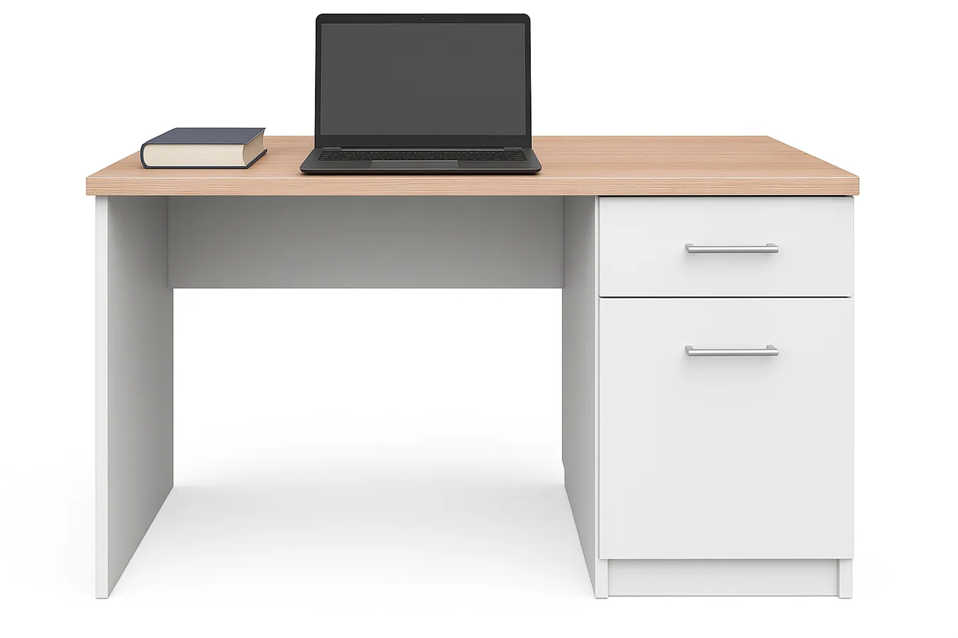 Elior Białe biurko dziecięce, dla 6 latka E9-S36