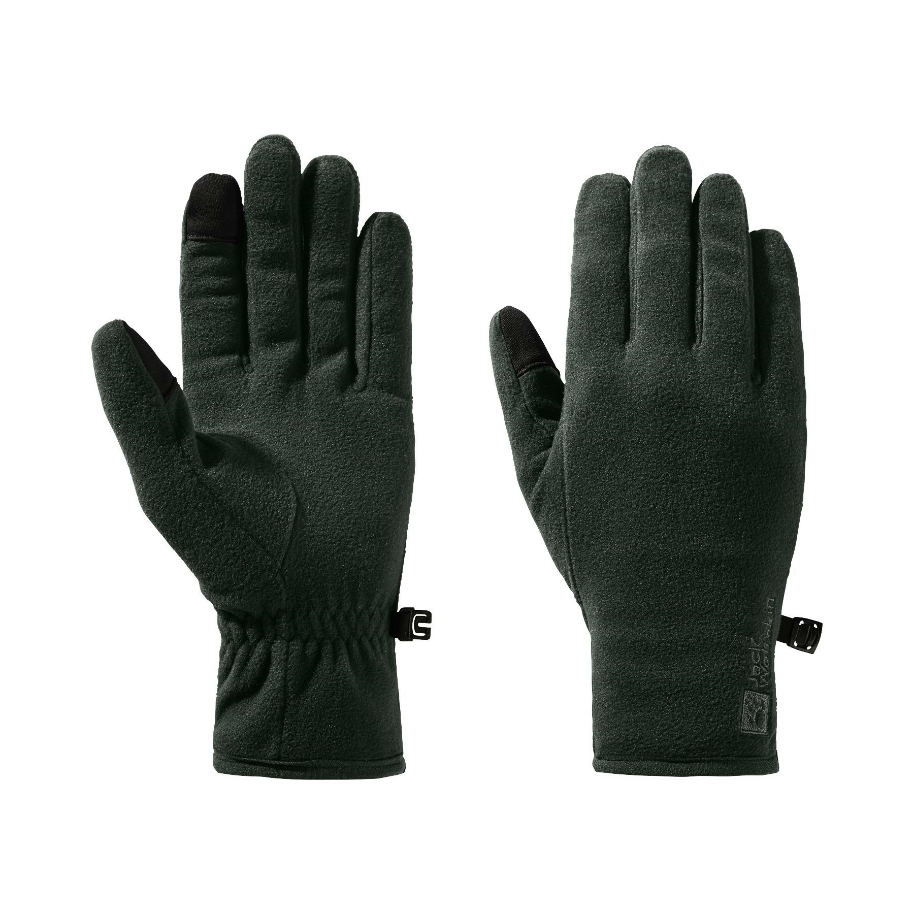 Rękawice polarowe Jack Wolfskin REAL STUFF GLOVE black olive - S
