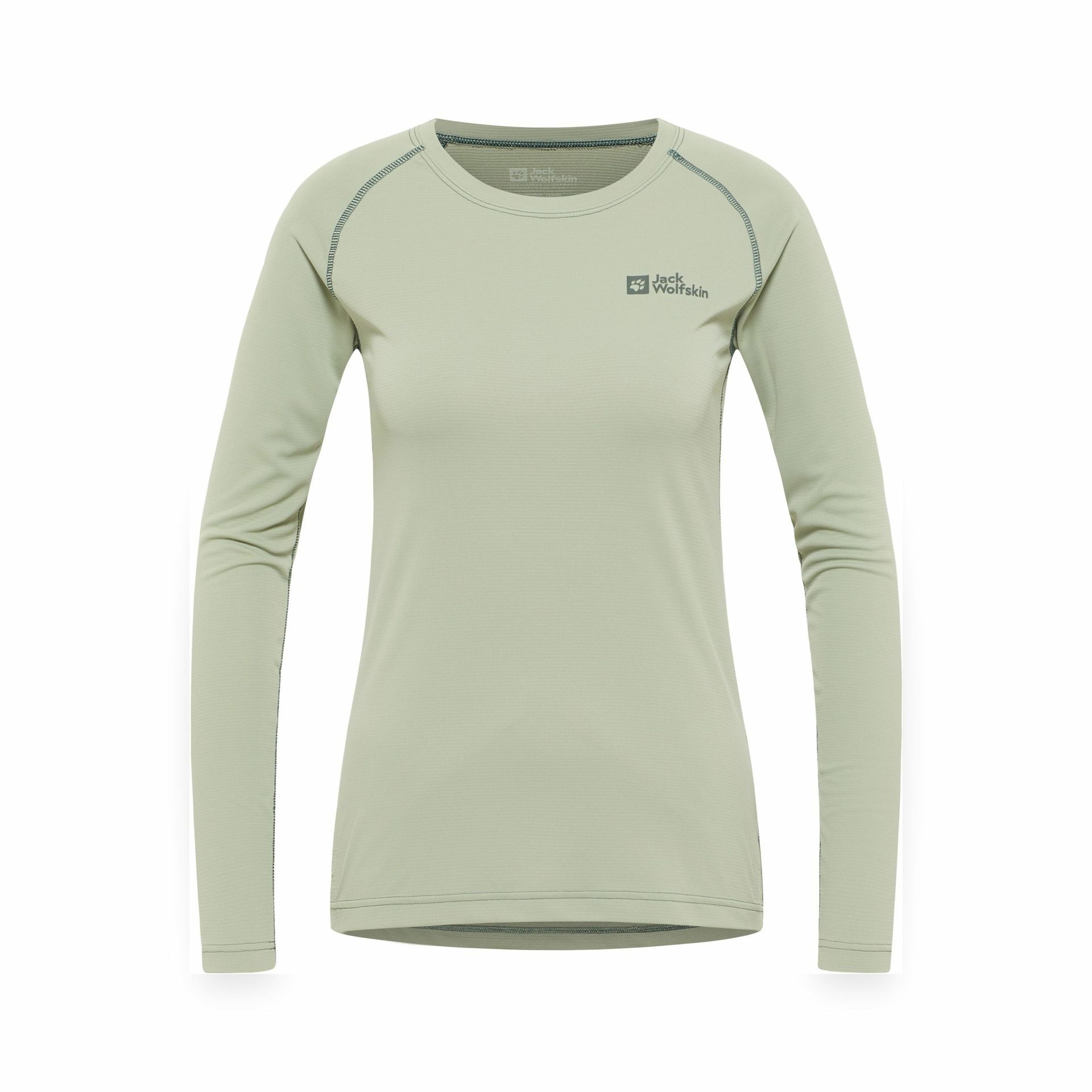 Damska bluzka ocieplana z długim rękawem Jack Wolfskin INFINITE LIGHT LS W mint leaf - XS