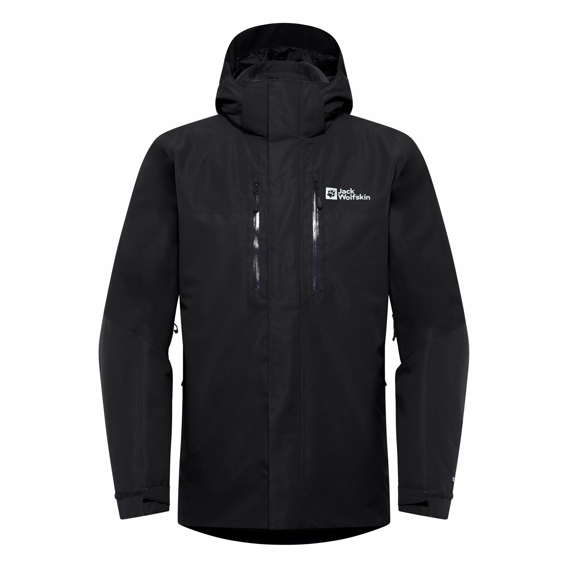 Męska kurtka 3w1 Jack Wolfskin JASPER 3IN1 JKT M black - XXL
