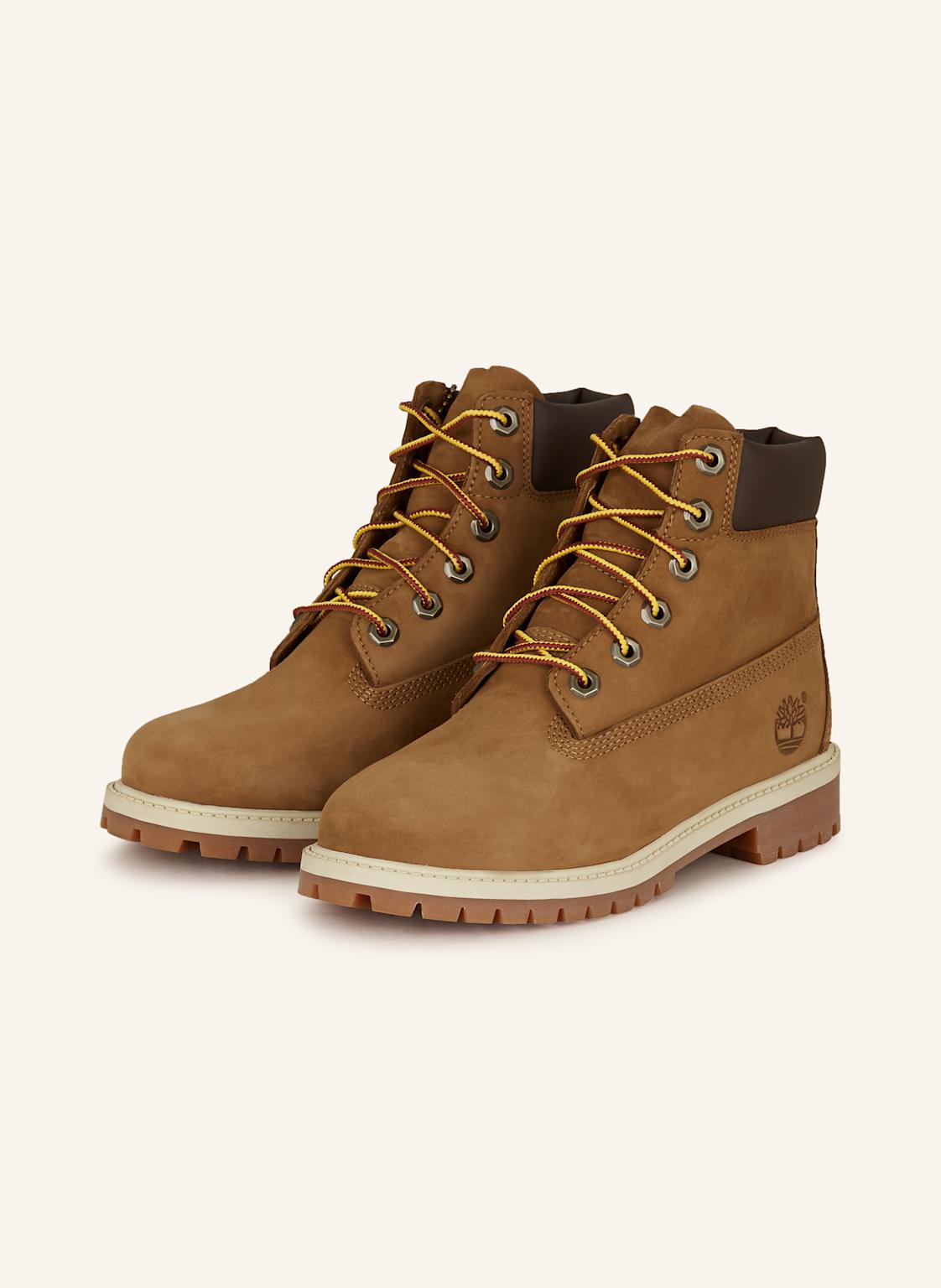 Timberland Botki Sznurowane 6 Inch Lace Up braun