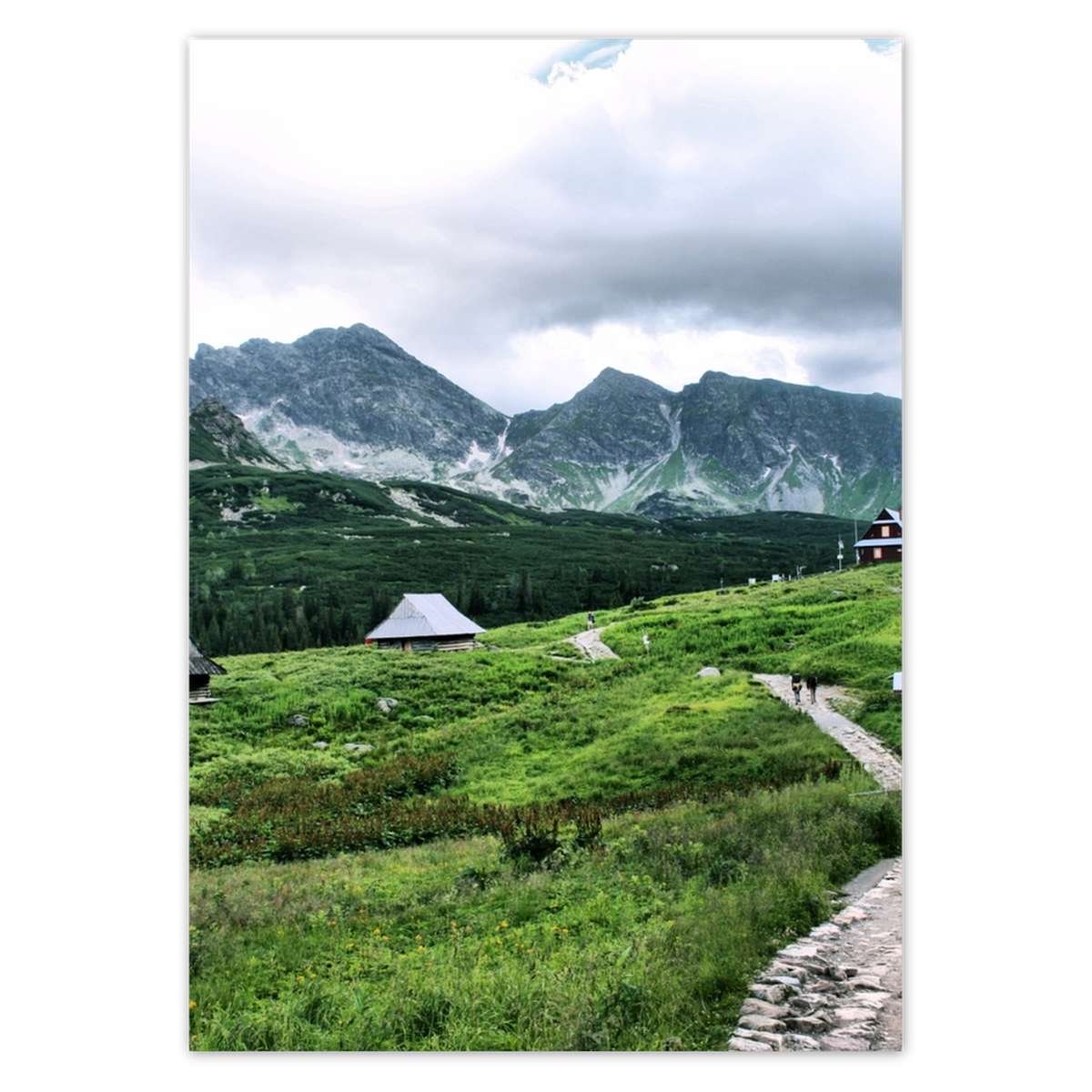 Naklejka ścienna A5 PION Tatry Hala Gąsienicowa
