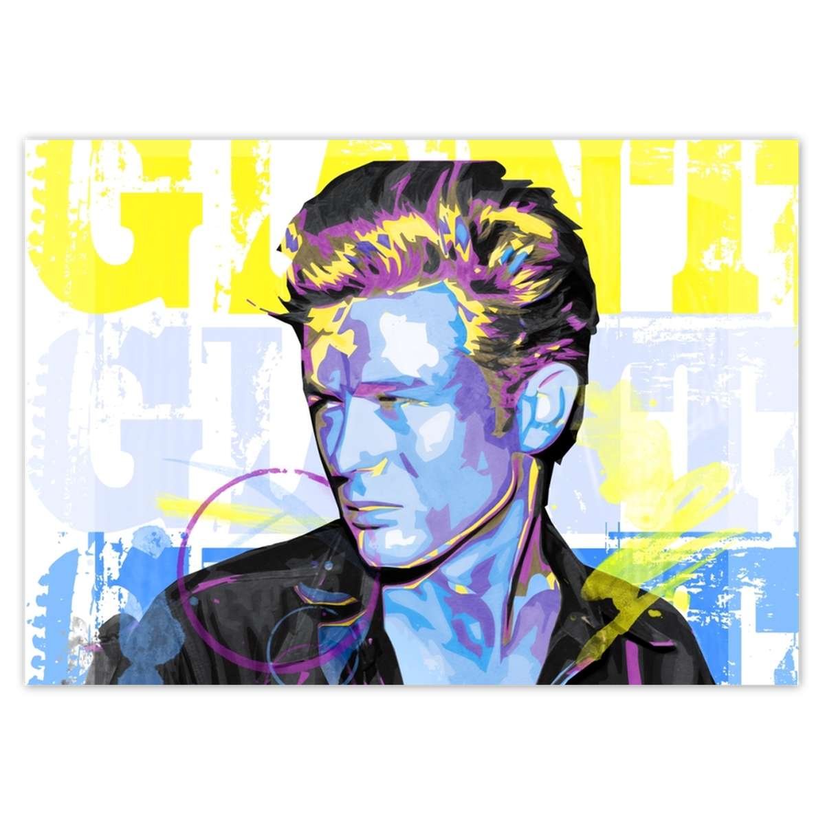 Naklejka ścienna A5 POZIOM James Dean Znany aktor