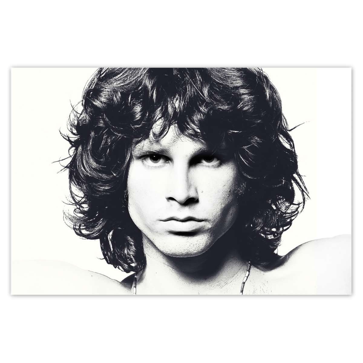 Naklejka ścienna 120x80 Wokalista The Doors