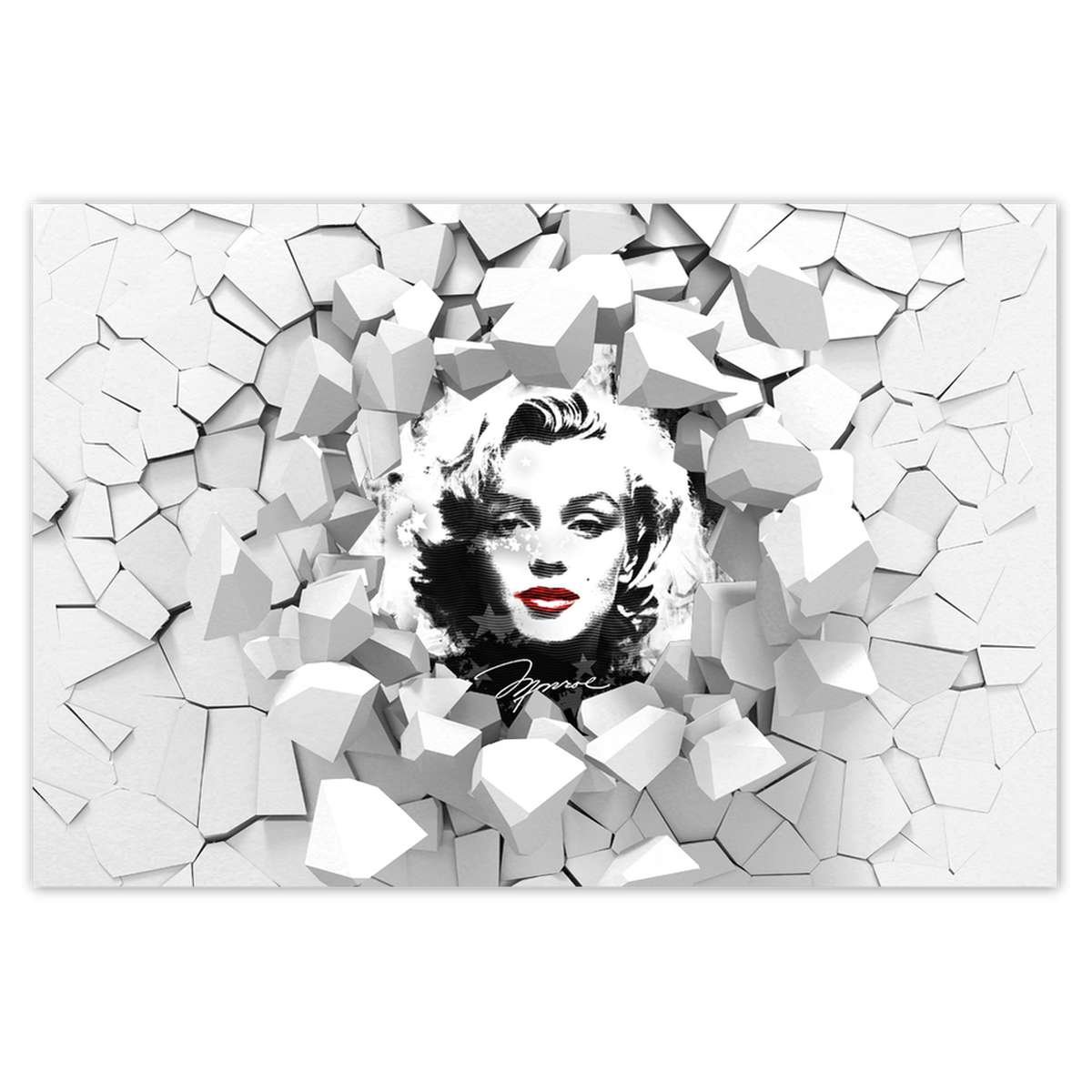 Naklejka ścienna 120x80 Marilyn Monroe Usta Wargi