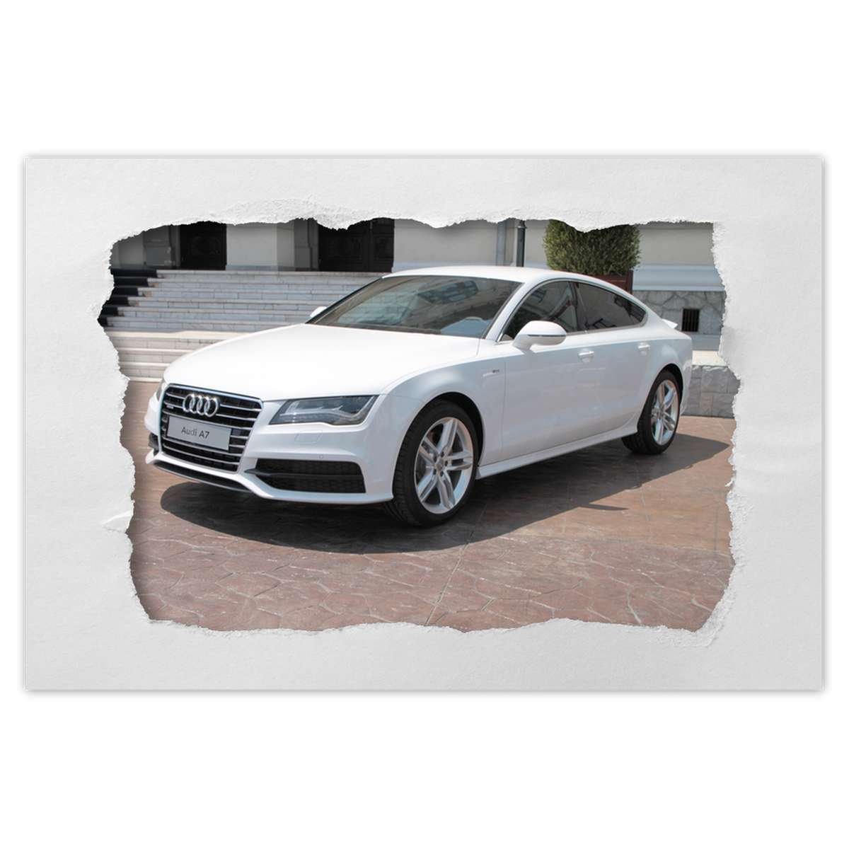 Naklejka ścienna 90x60 Audi A7 Samochód Auto