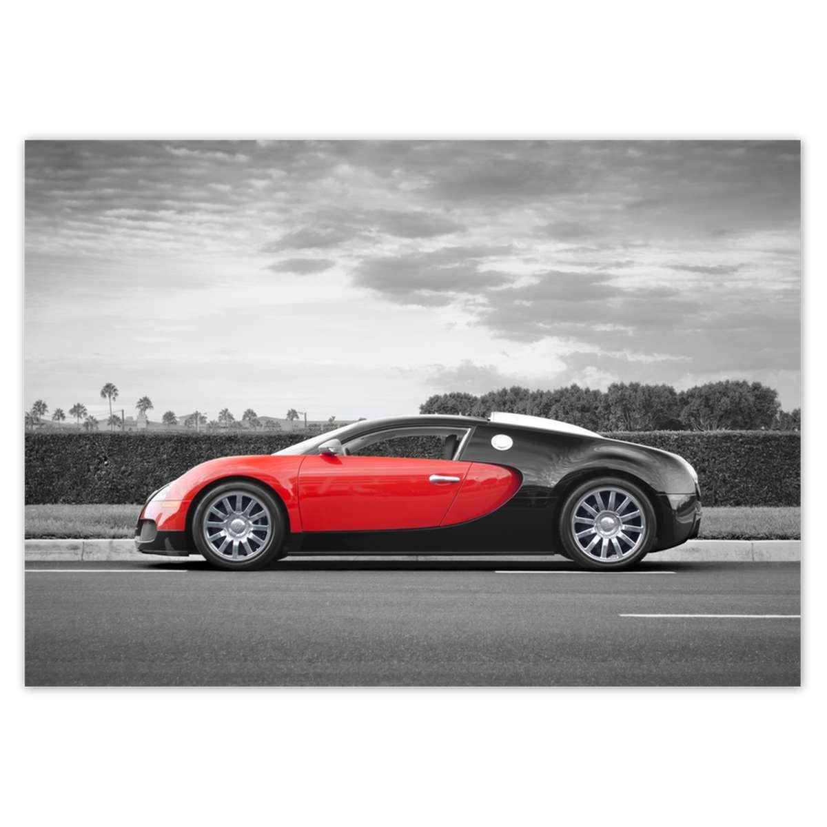 Naklejka ścienna A5 POZIOM Sport car Bugatti