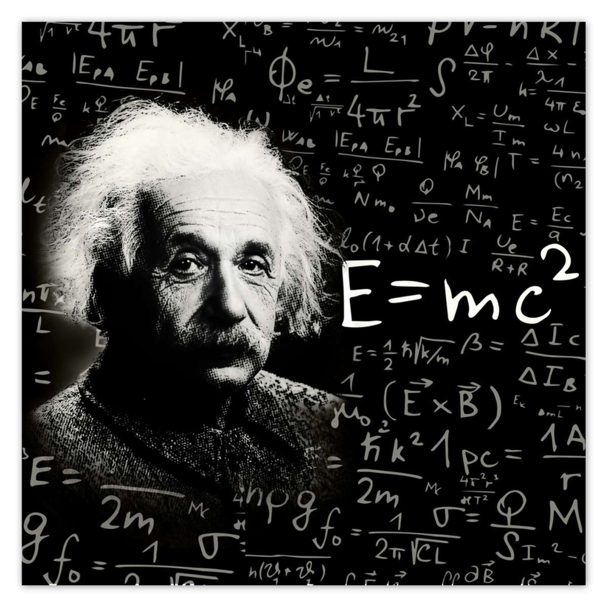 Naklejka ścienna 140x140 Albert Einstein