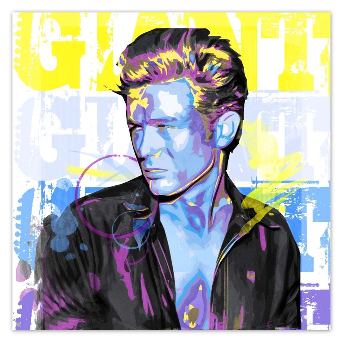 Naklejka ścienna 100x100 James Dean Znany aktor