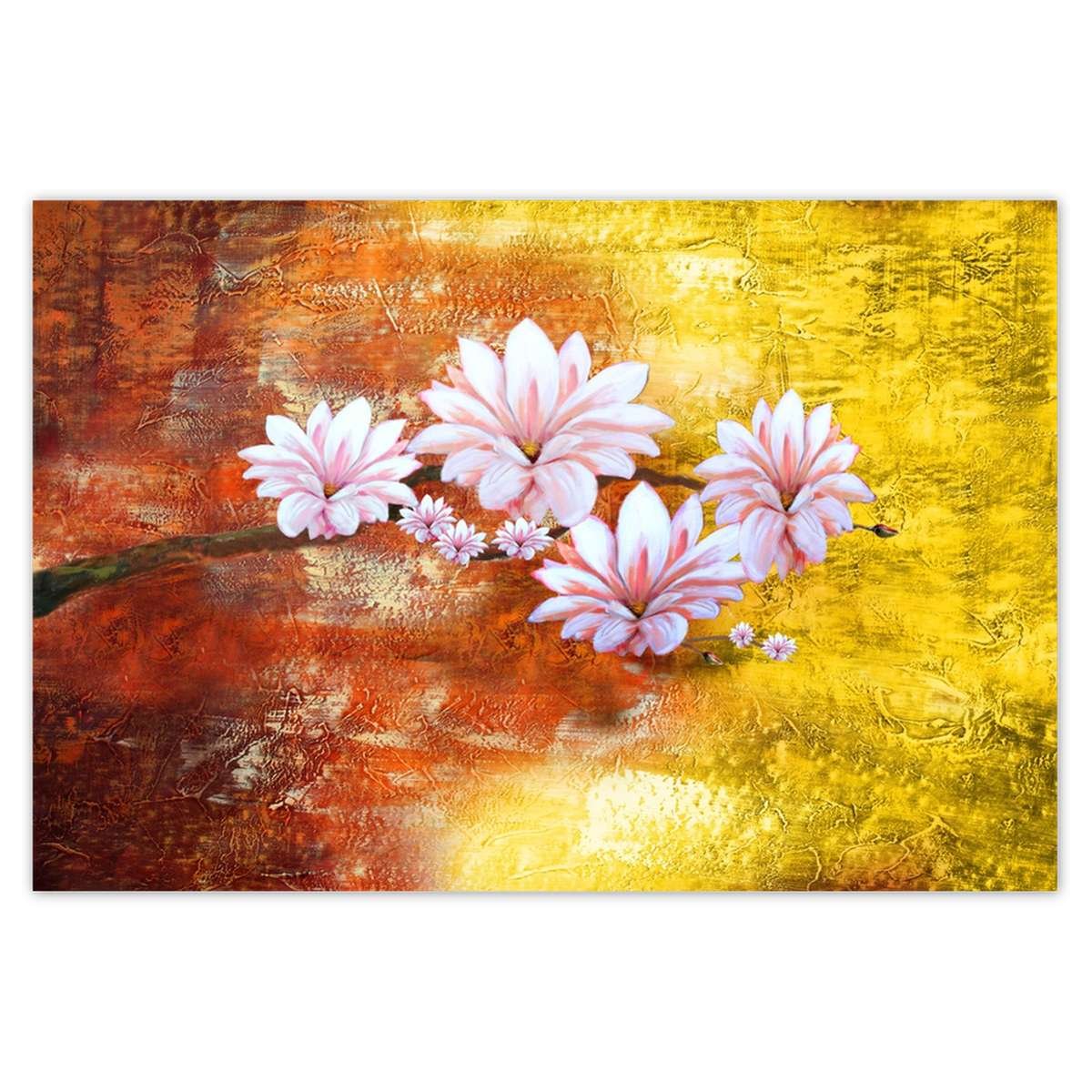 Naklejka ścienna 200x135 Gałązka magnolii kwiaty