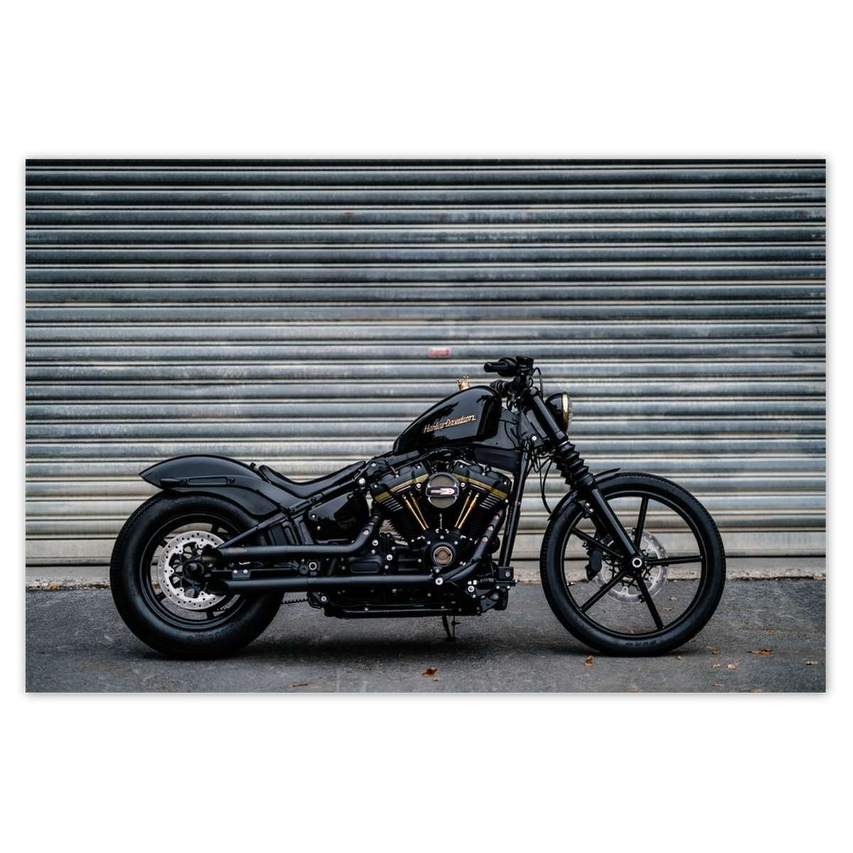 Naklejka ścienna 90x60 Harley Davidson Motocykl