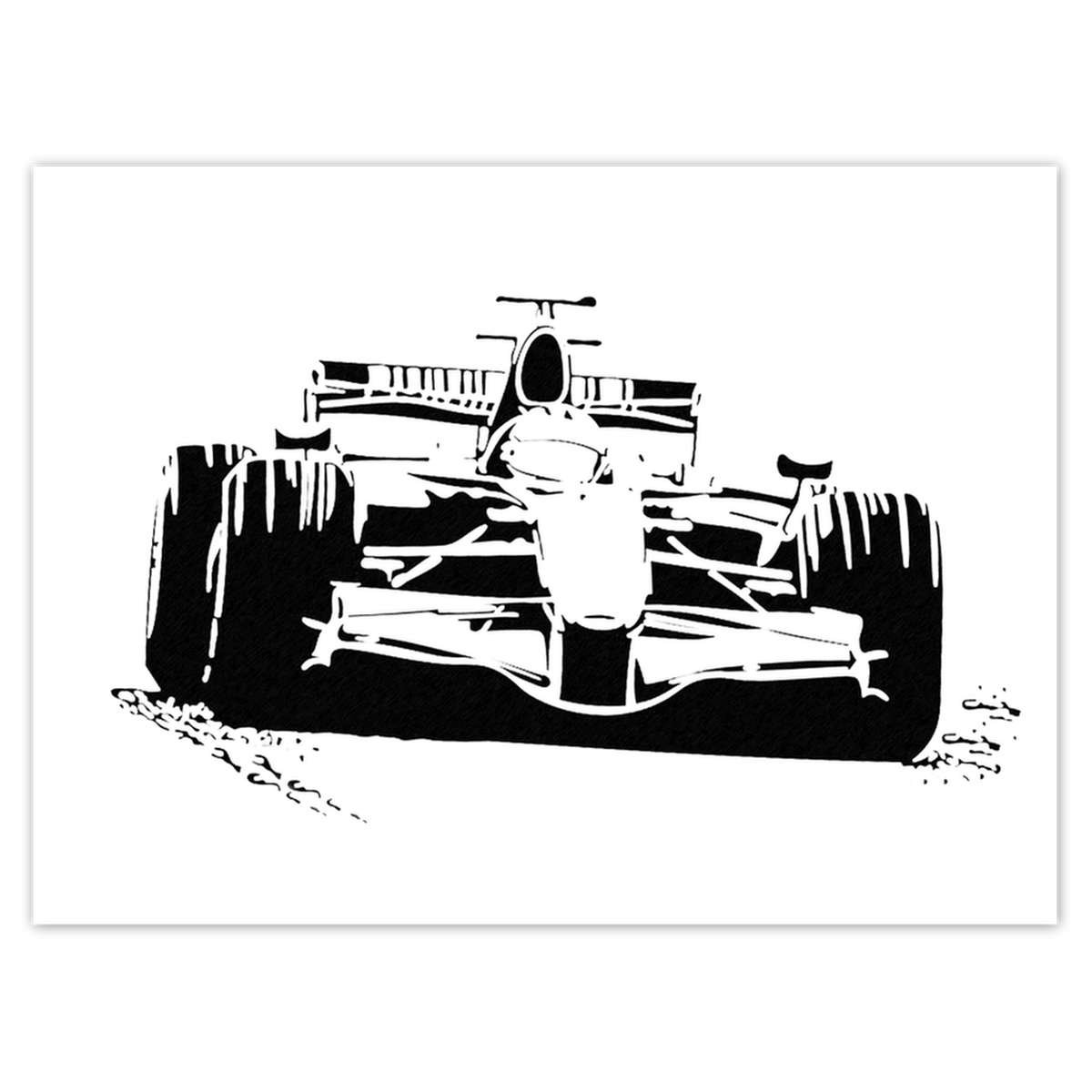 Naklejka ścienna 135x100 Formuła 1
