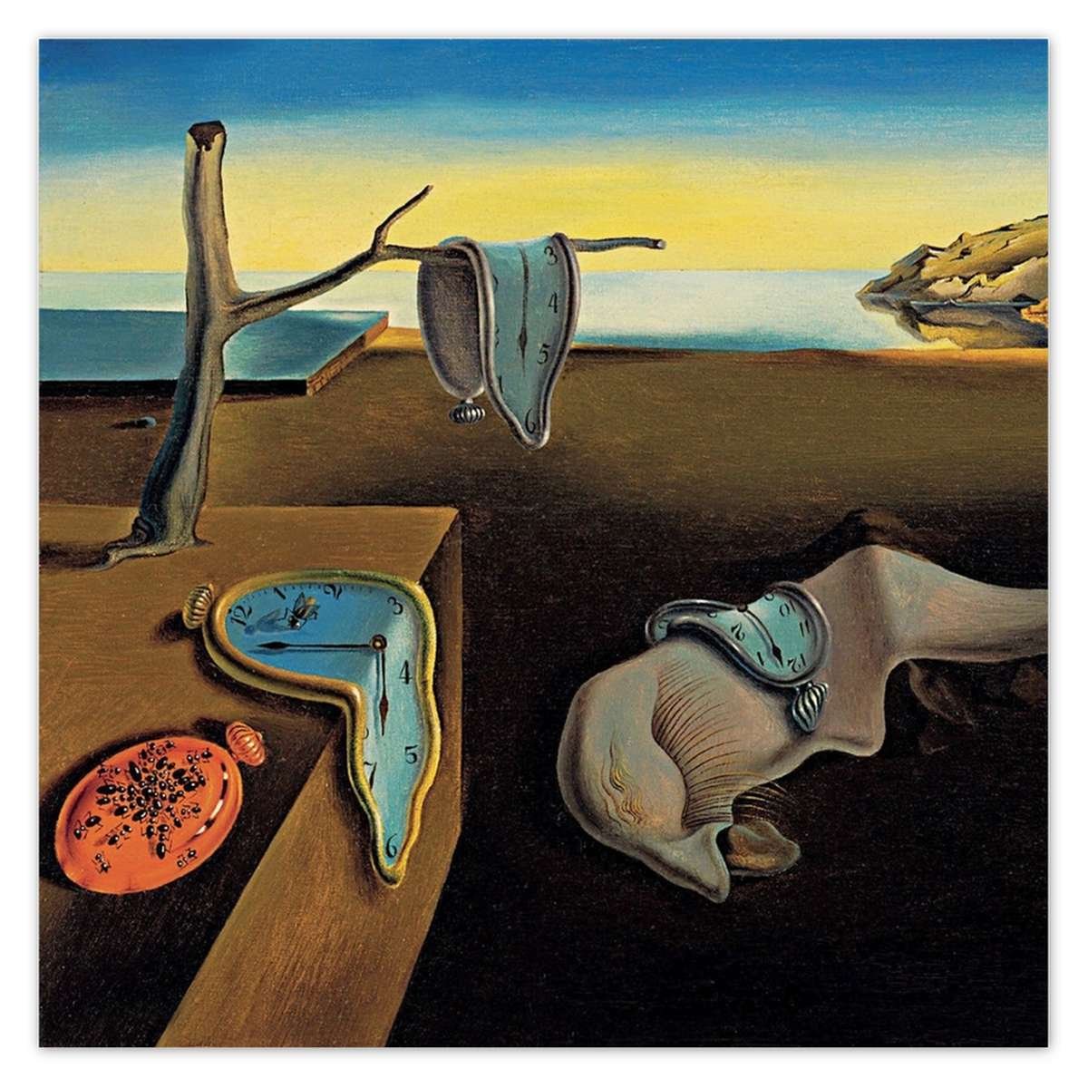 Naklejka ścienna 140x140 Dali Zegary