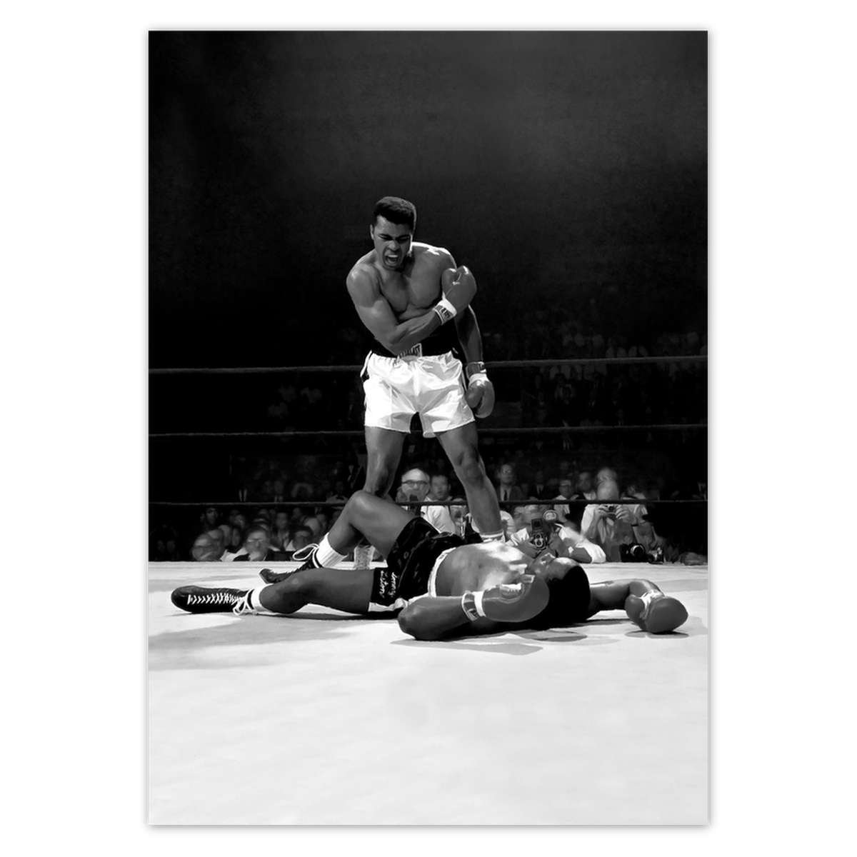 Naklejka ścienna A5 PION Muhammad Ali Boks