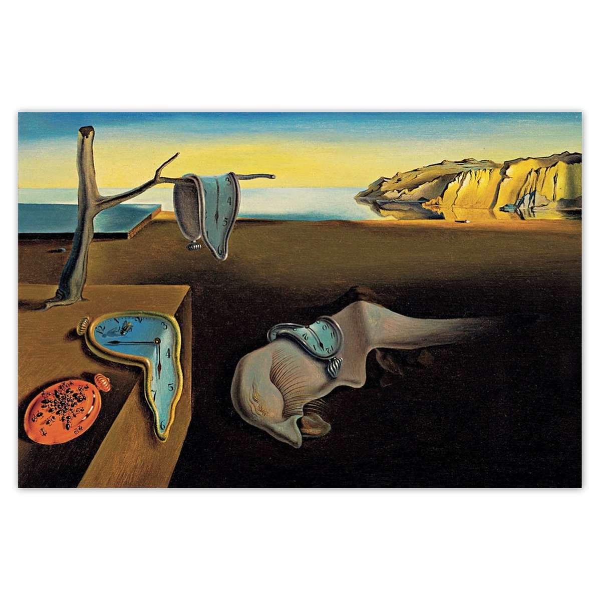 Naklejka ścienna 93x62 Dali Zegary