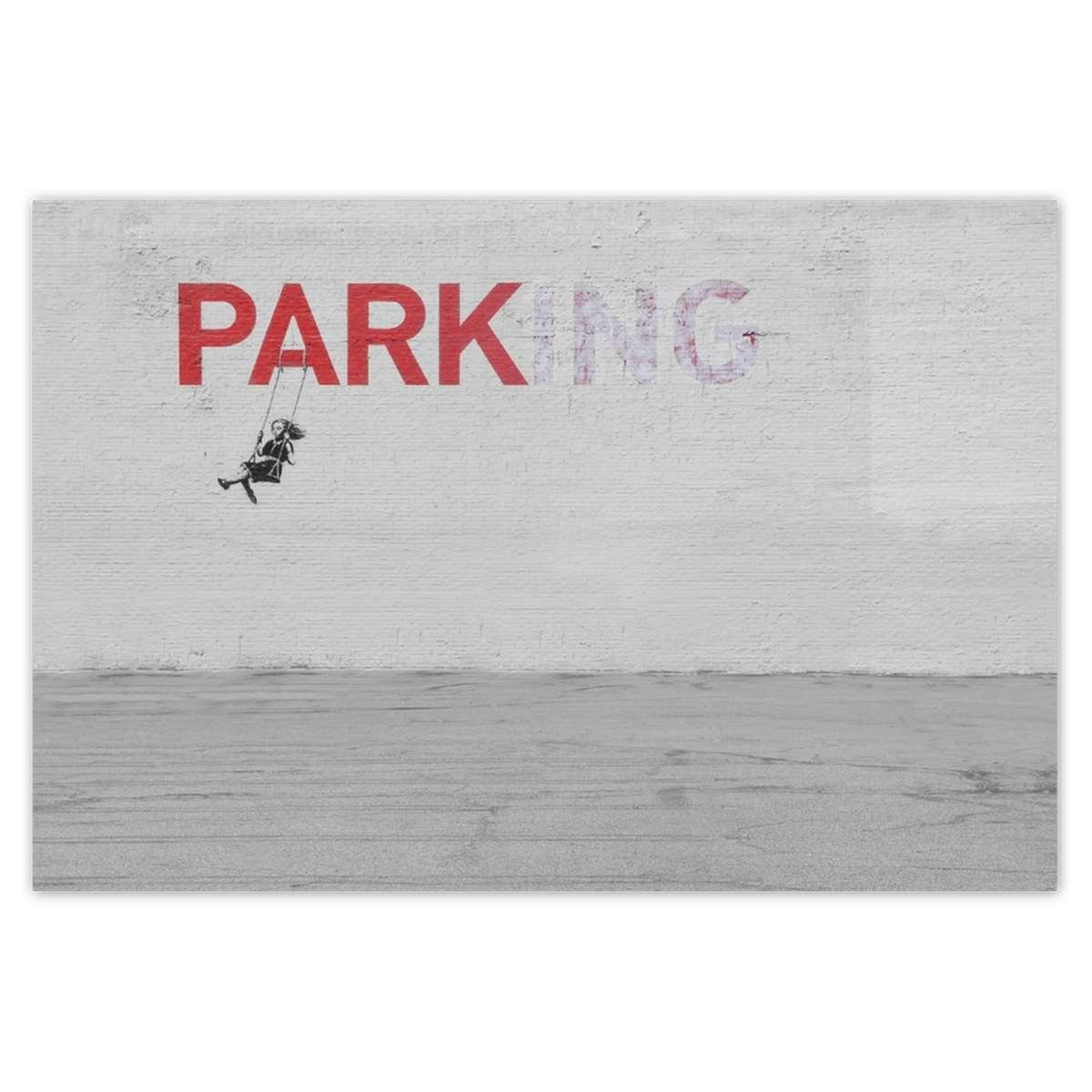 Naklejka ścienna 155x105 Banksy Parking