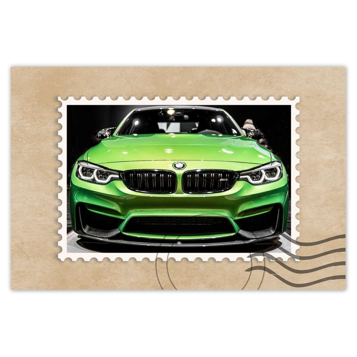 Naklejka ścienna 90x60 BMW Samochody