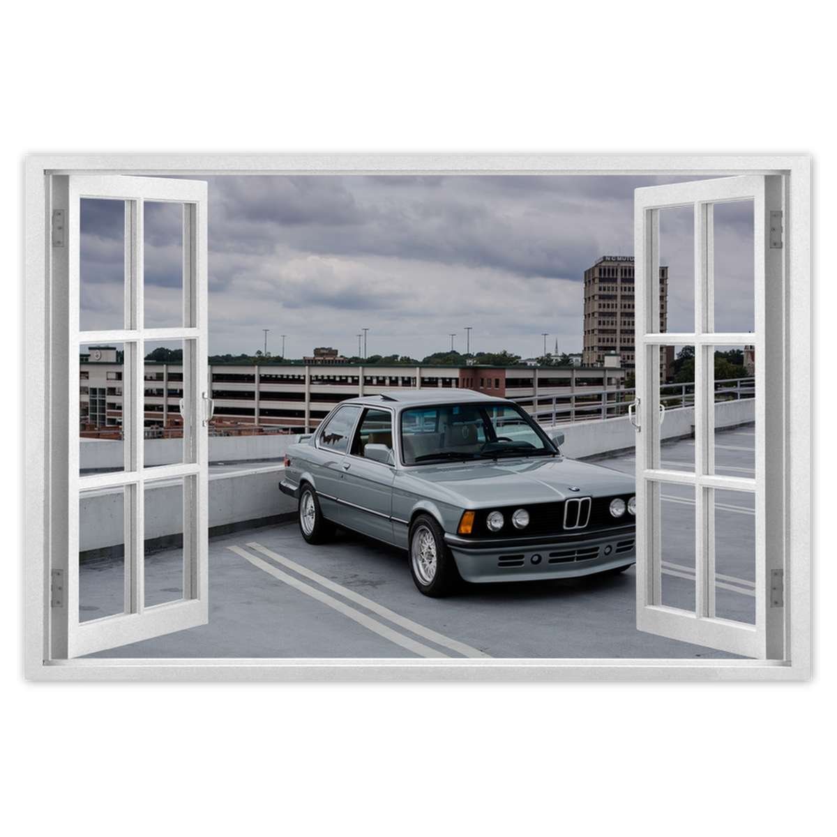 Naklejka ścienna 120x80 Szare BMW E30