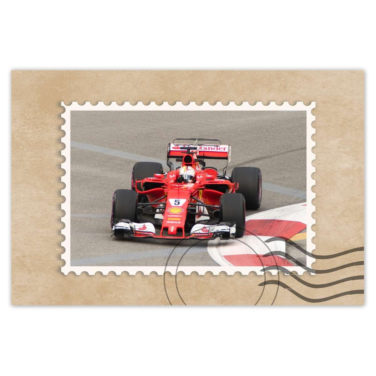 Naklejka ścienna 120x80 F1 Formuła
