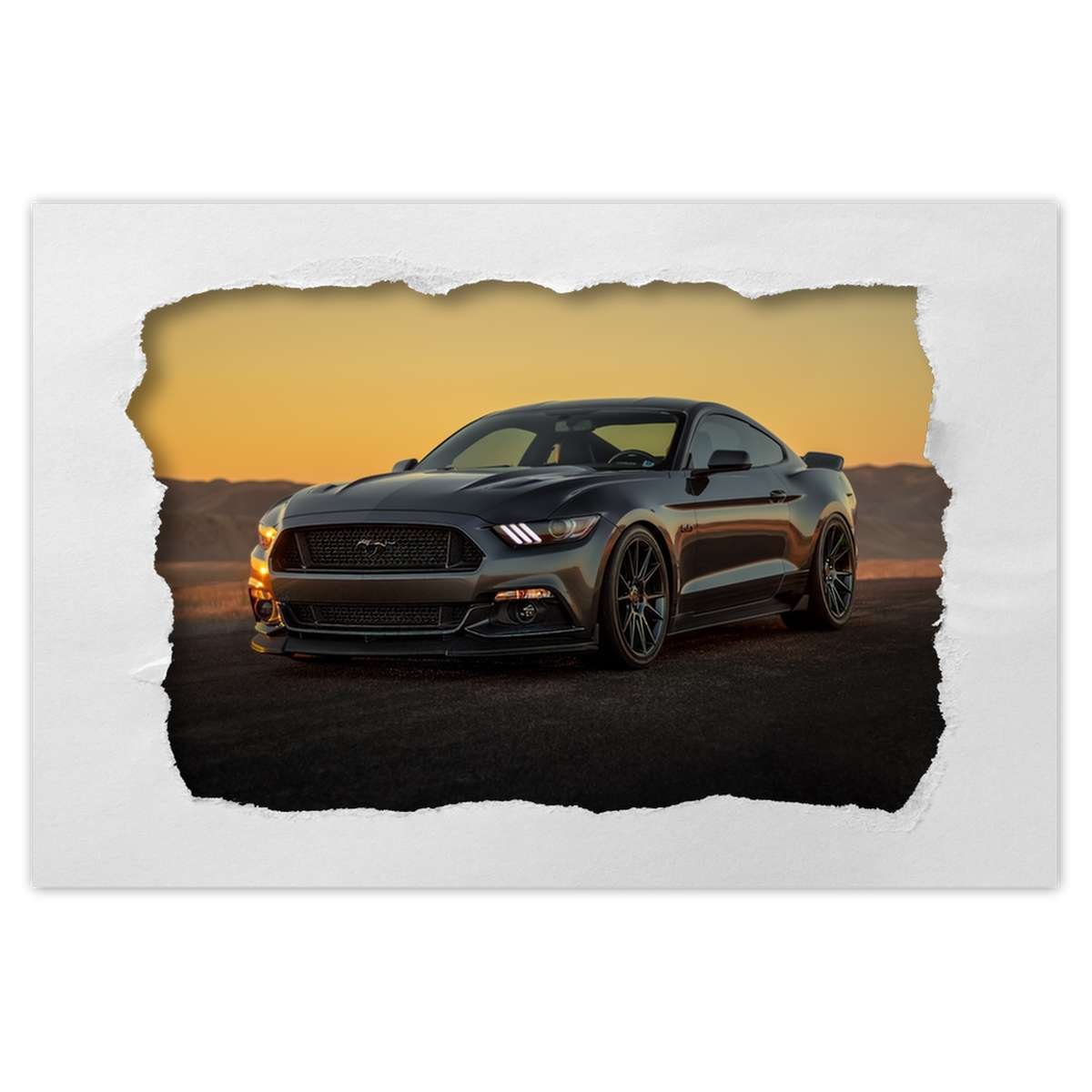Naklejka ścienna 120x80 Ford Mustang made in USA