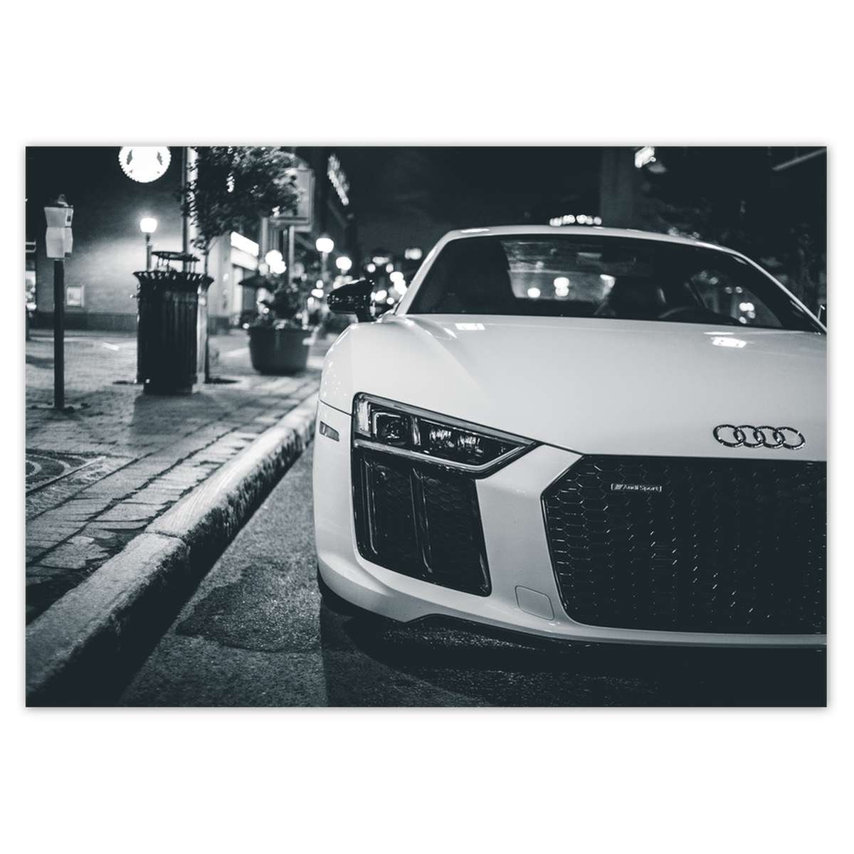 Naklejka ścienna 100x70 Audi Pięky samochód