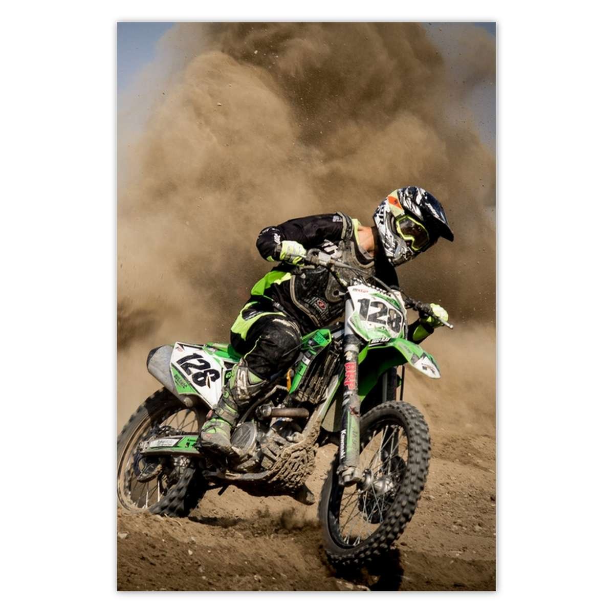 Naklejka ścienna 40x60 Motocross Motocykl