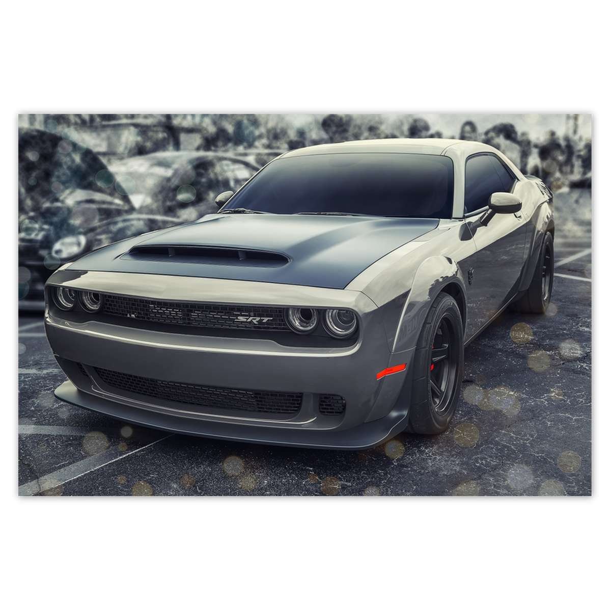 Naklejka ścienna 60x40 Dodge Charger SRT Demon