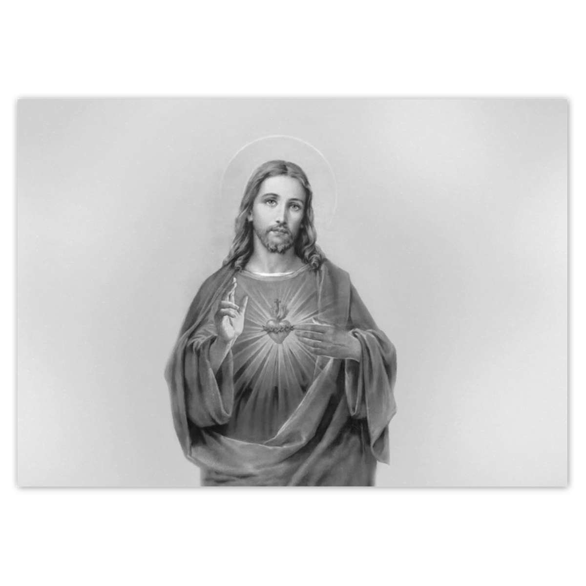 Naklejka ścienna A5 POZIOM Jezus Chrystus