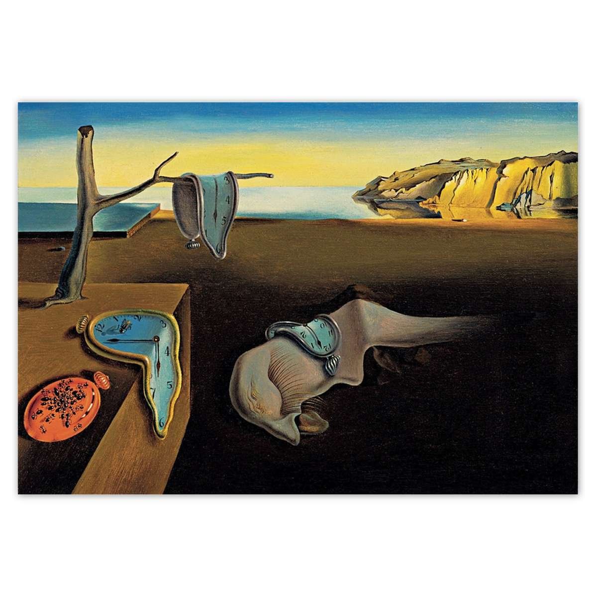 Naklejka ścienna 100x70 Dali Zegary