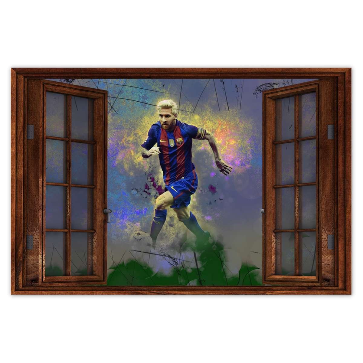 Naklejka ścienna 90x60 Lionel Messi