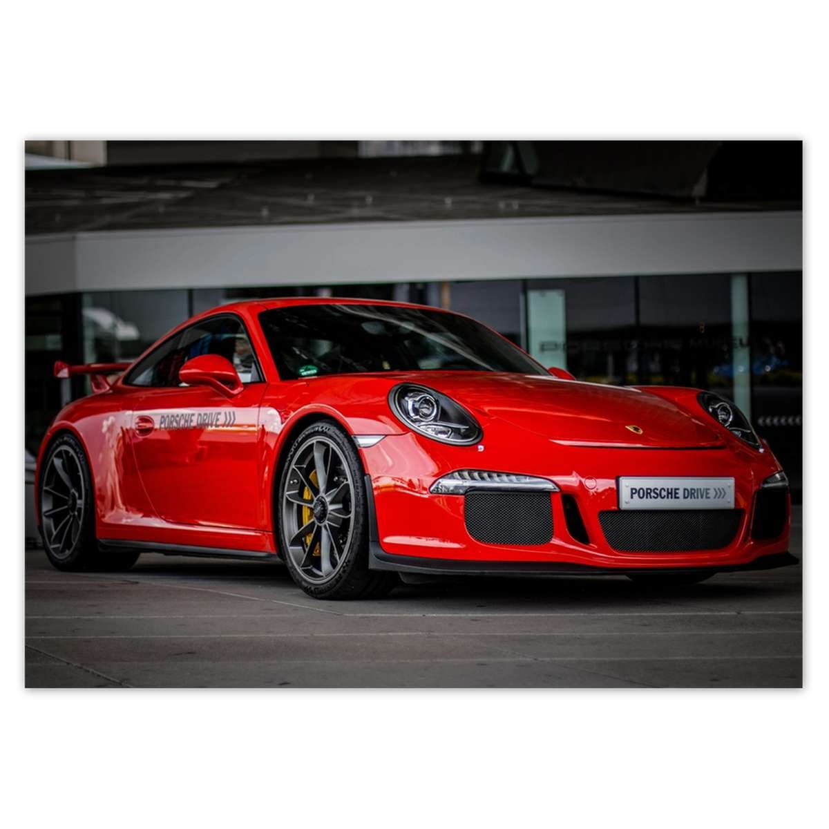 Naklejka ścienna A5 POZIOM Porsche