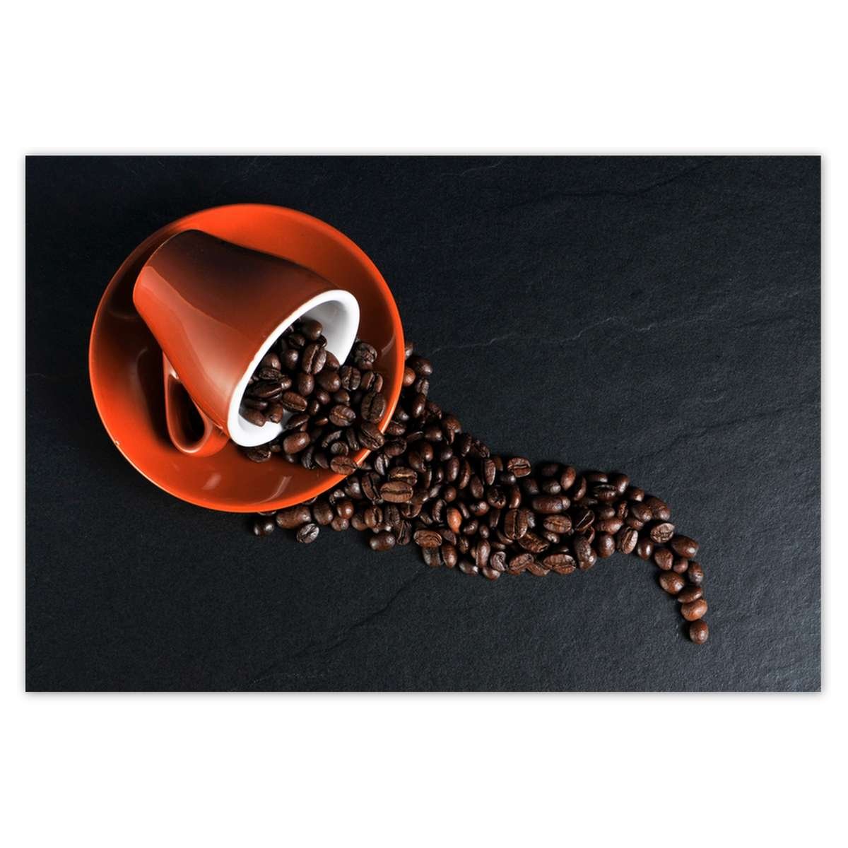 Naklejka ścienna 185x125 Kawa Kawka Coffee Kaffe