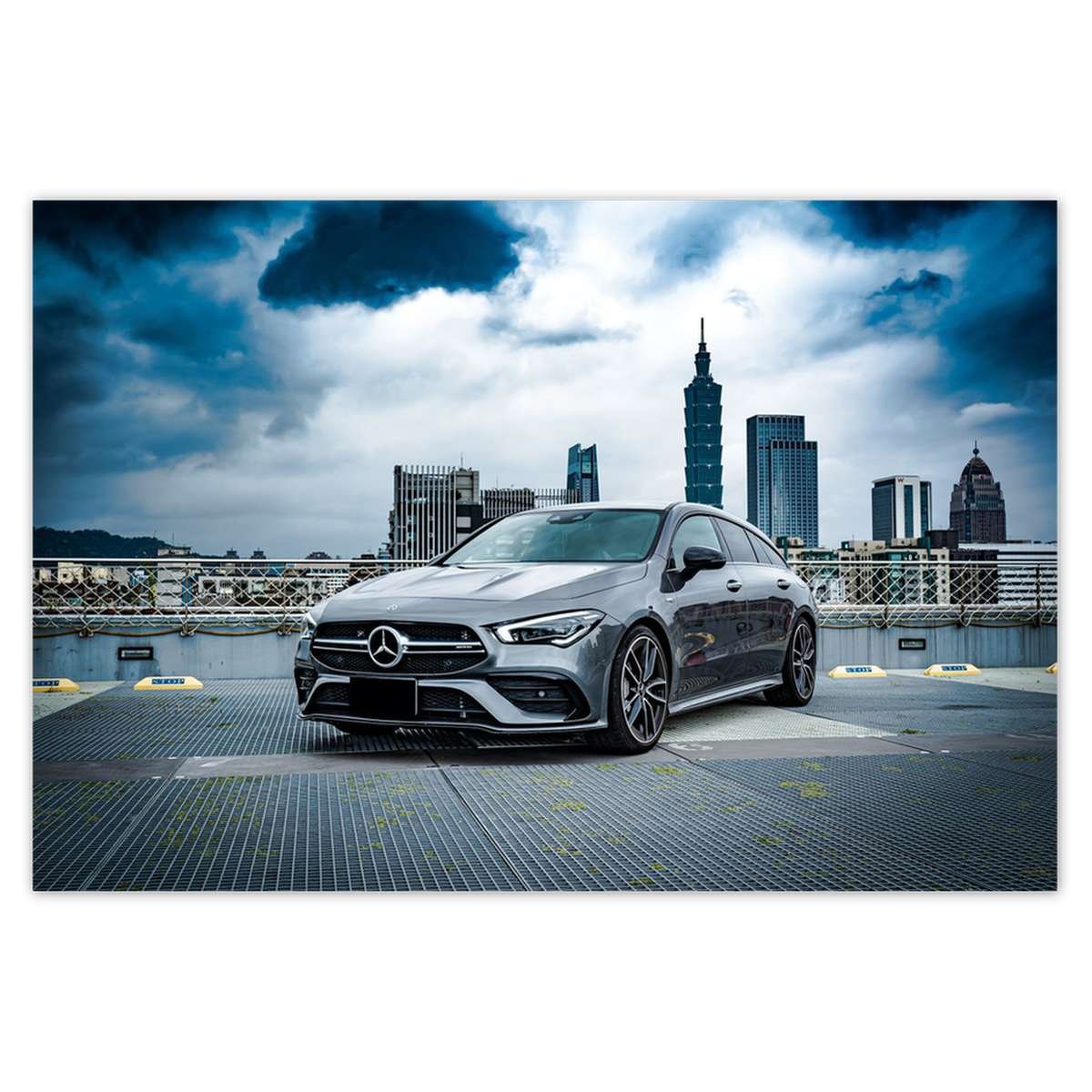 Naklejka ścienna 200x135 Sportowy Mercedes