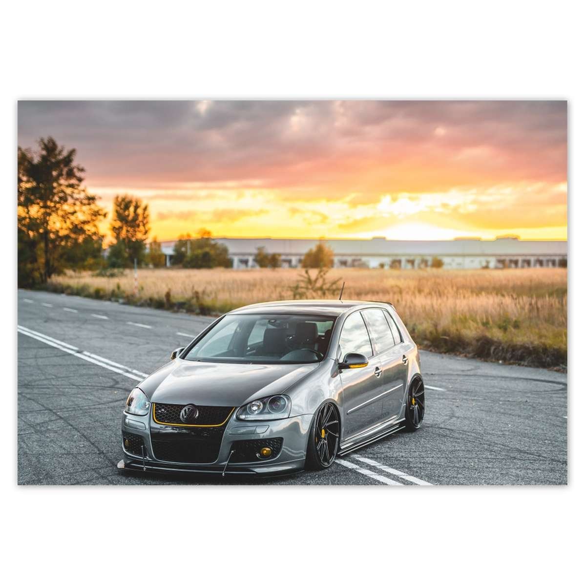 Naklejka ścienna 100x70 Volkswagen Samochód Auto