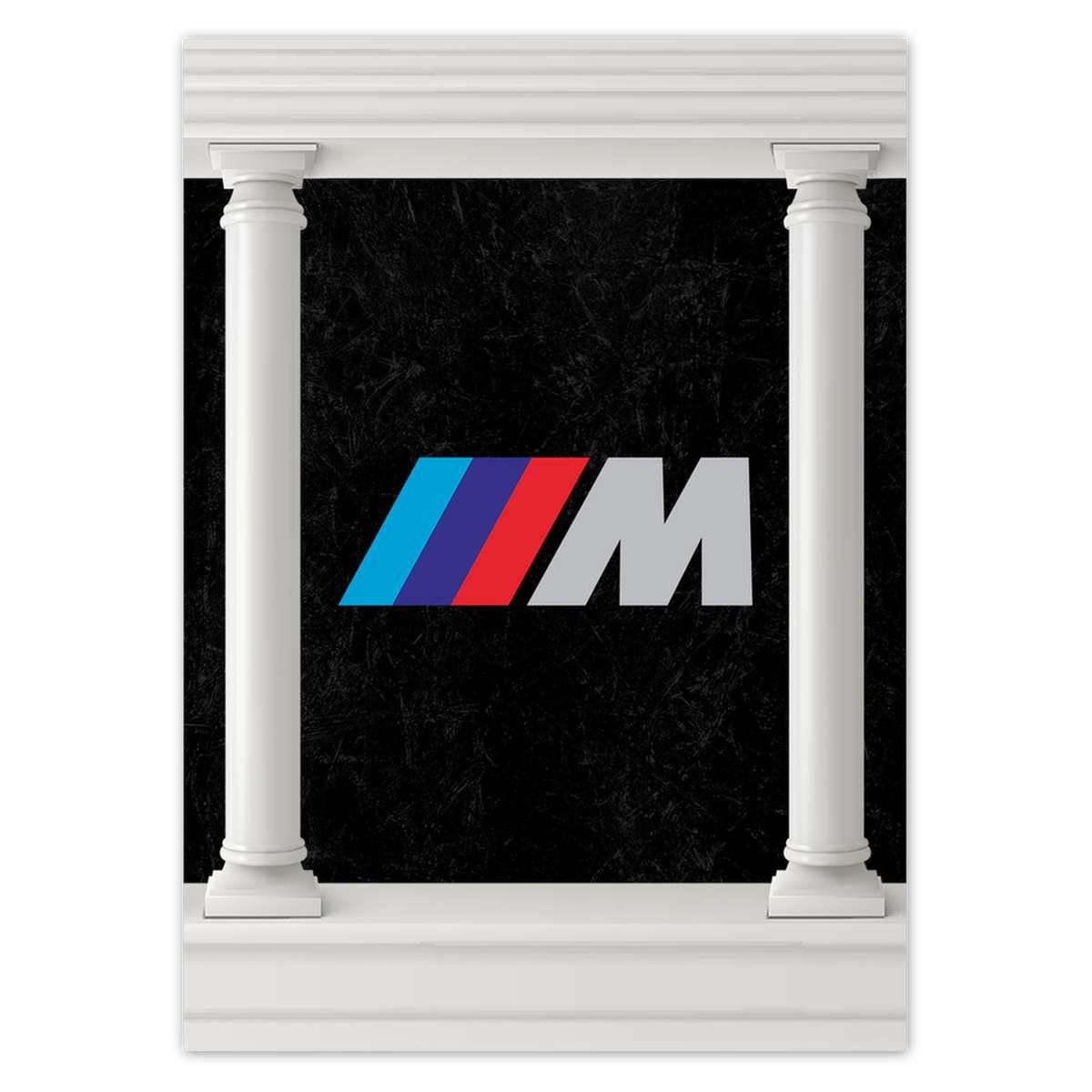 Naklejka ścienna 50x70 M Power znaczek BMW