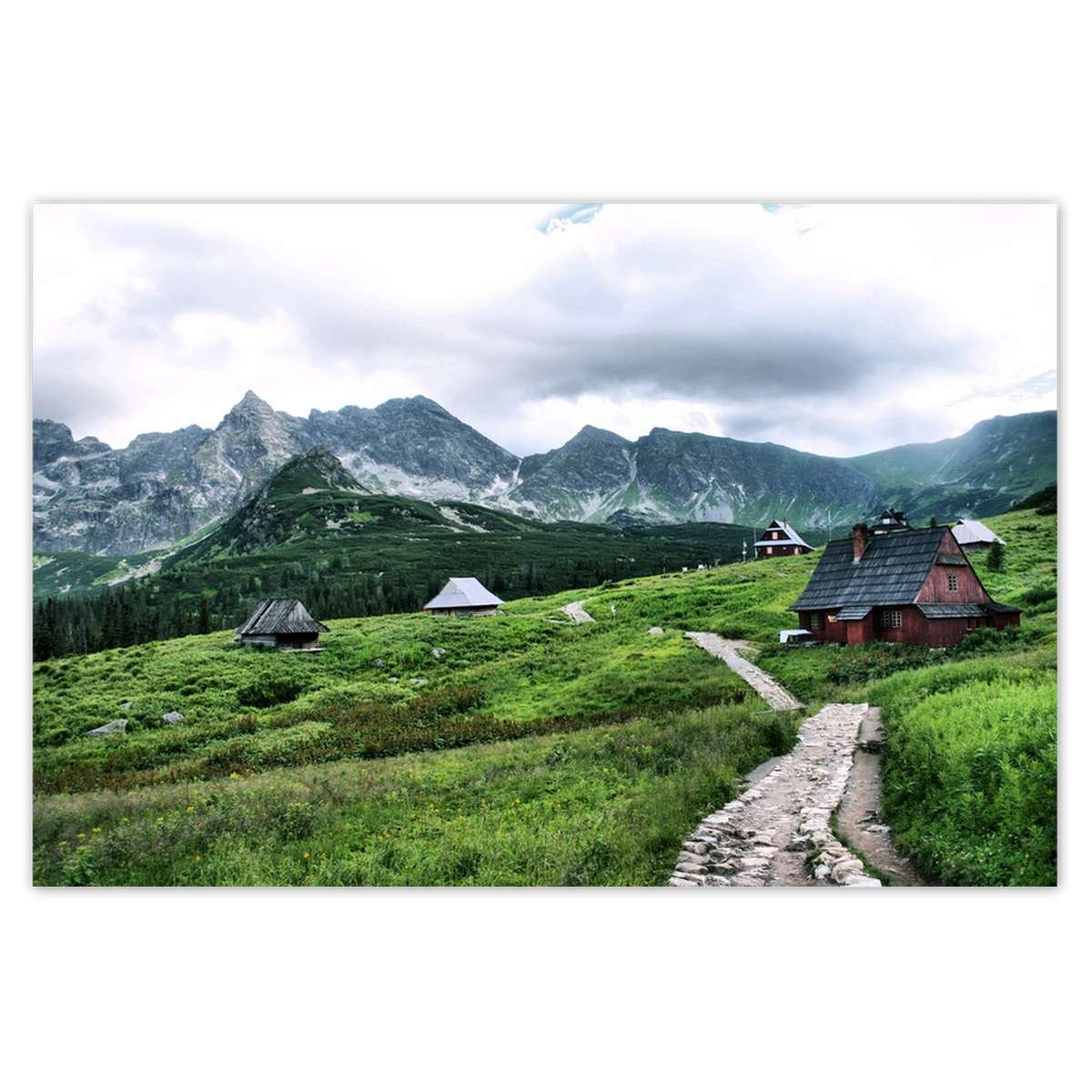 Naklejka ścienna 120x80 Tatry Hala Gąsienicowa