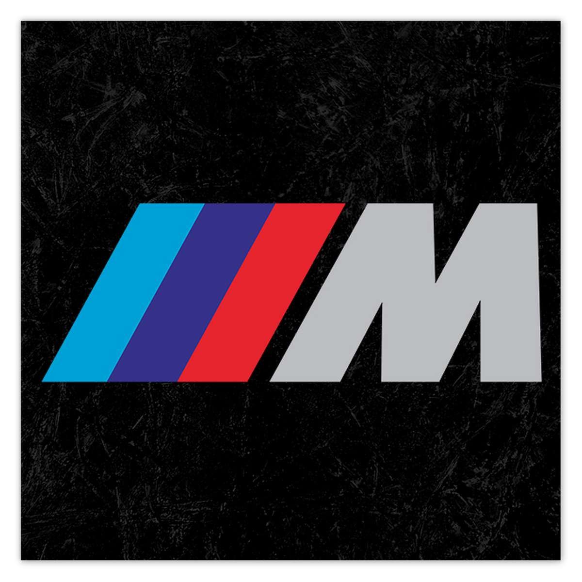 Naklejka ścienna 100x100 M Power znaczek BMW