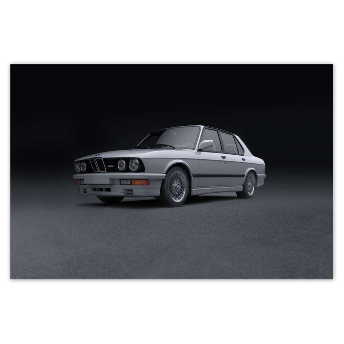 Naklejka ścienna 60x40 BMW M5 Rekin Klasyk