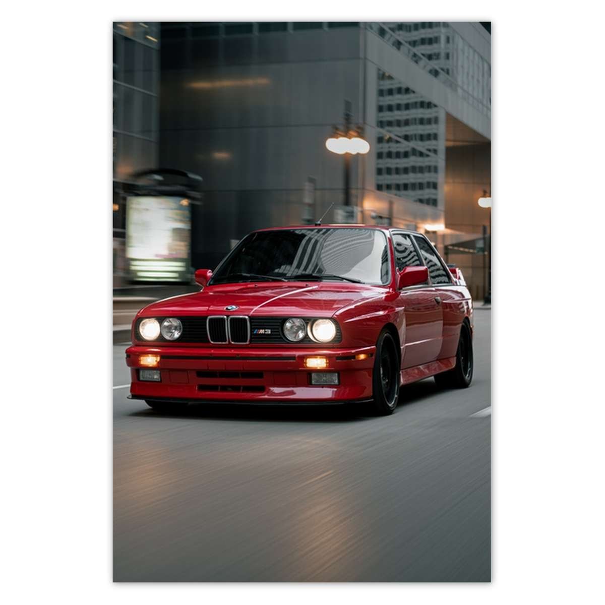 Naklejka ścienna 125x185 Klasyczne BMW M3