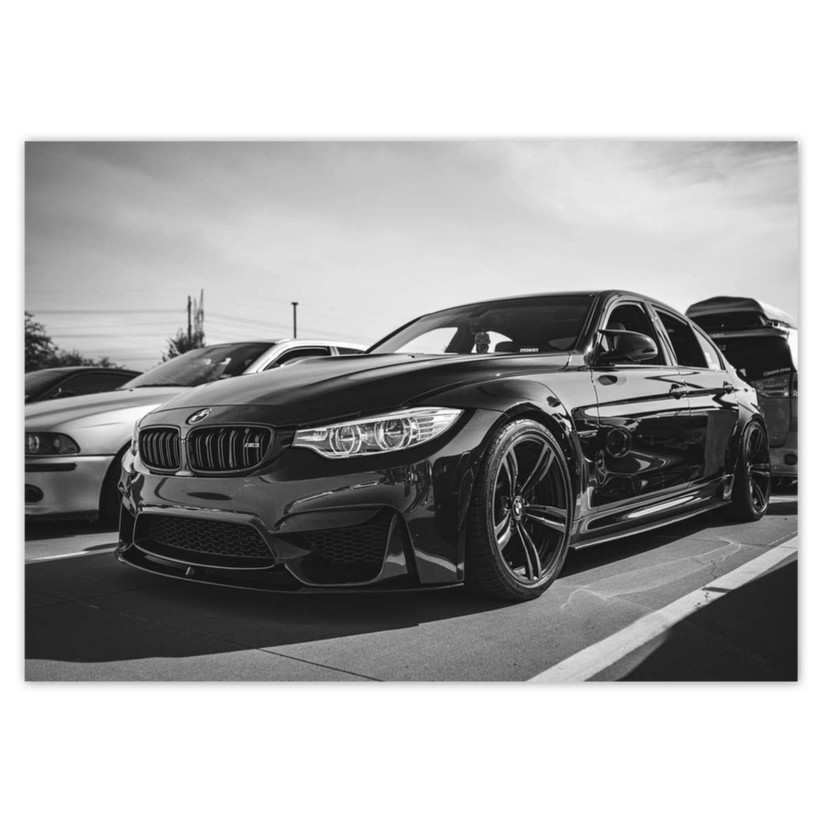 Naklejka ścienna A1 POZIOM BMW M3 Auto