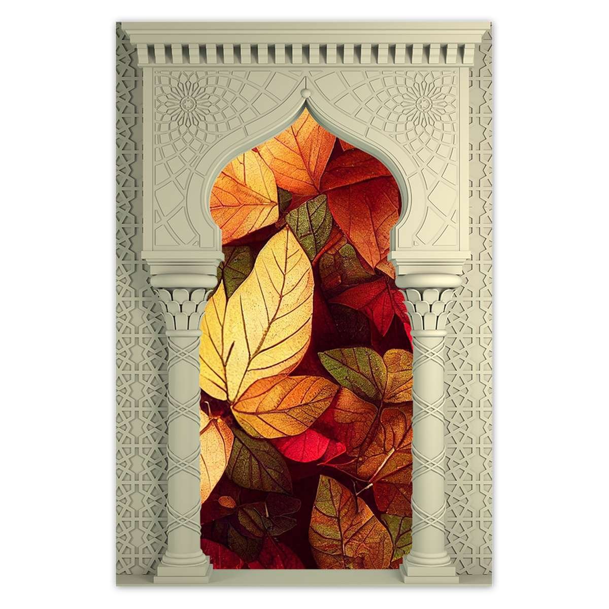 Naklejka ścienna 80x120 Jesienne liście Jesień
