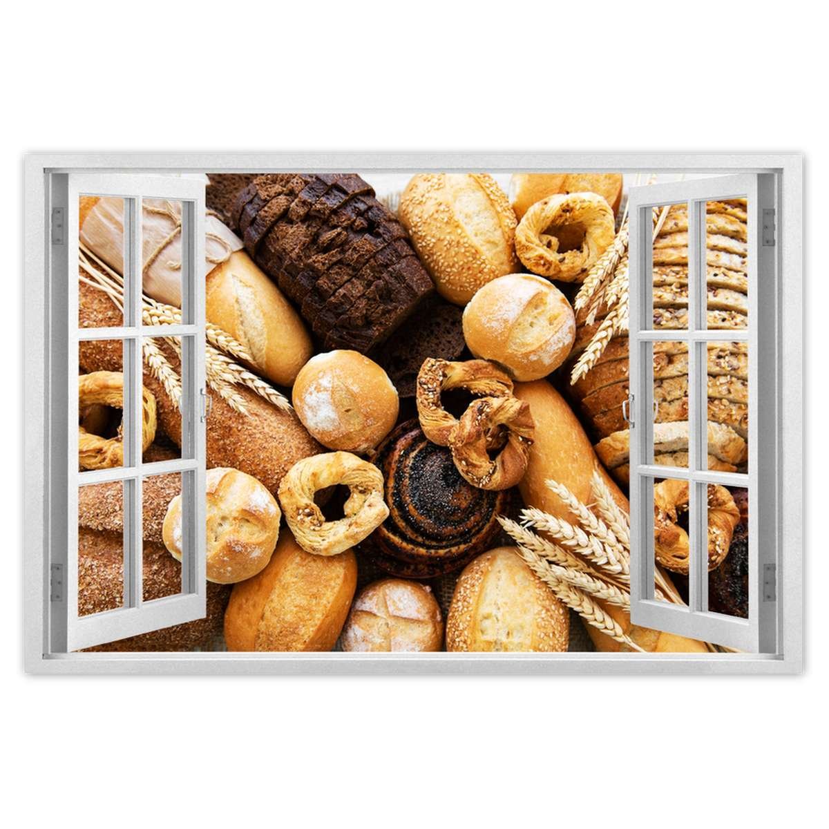 Naklejka ścienna 60x40 Asortyment pieczywo