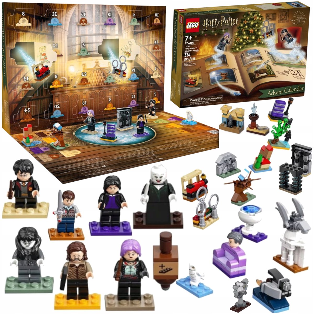 KALENDARZ ADWENTOWY LEGO HARRY POTTER KOLEKCJONERSKI 7 FIGUREK