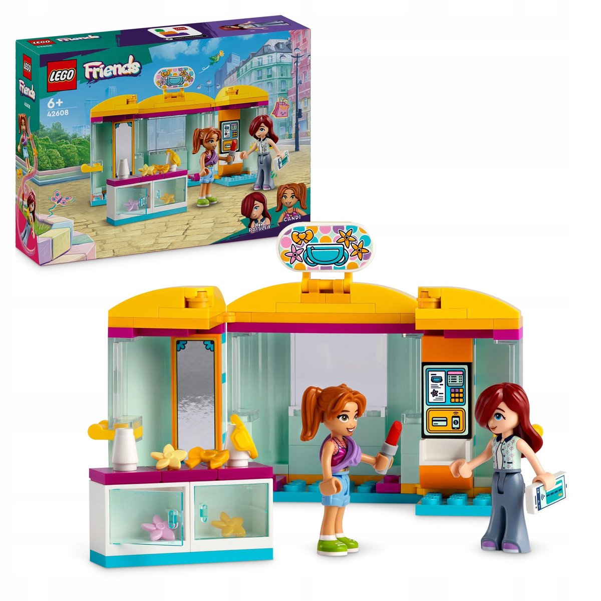 LEGO Friends - Mały sklep z akcesoriami 42608 KLOCKI PREZENT