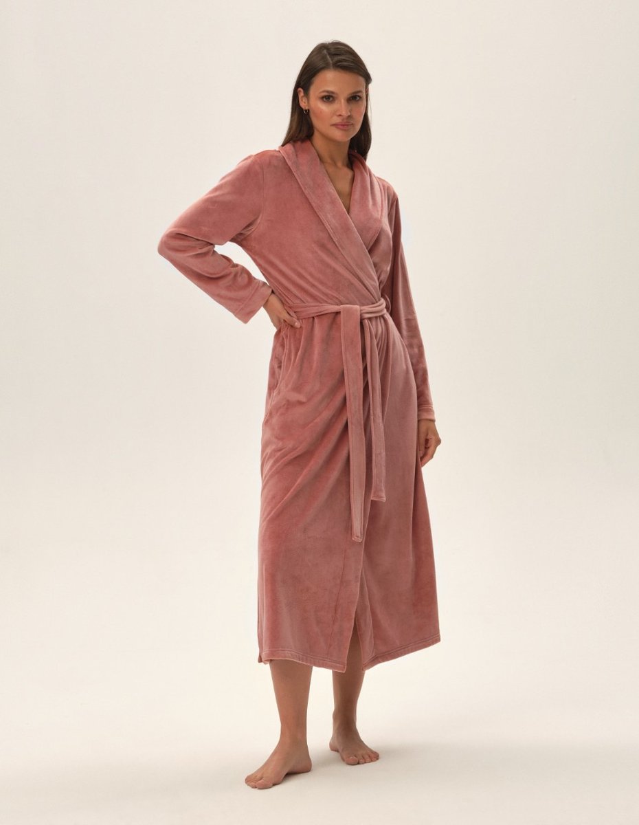 Szlafrok Joice - kasztanowy S