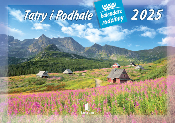 Kalendarz ścienny rodzinny 2025, Tatry i Podhale