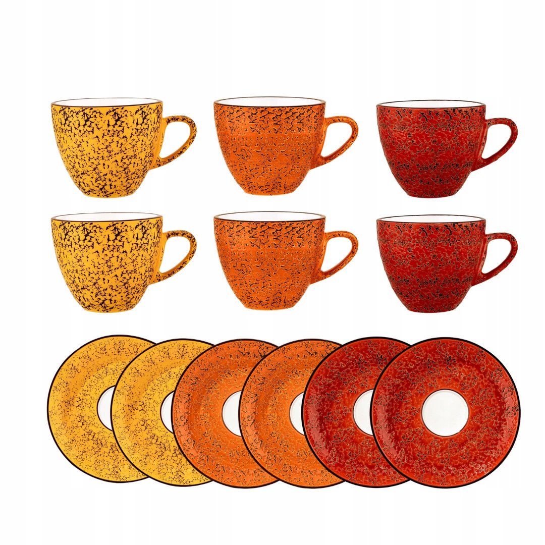 Filiżanka do espresso porcelanowa 75 ml ze spodkiem 11 cm Wilmax zestaw