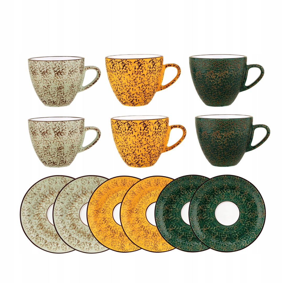 Filiżanka do espresso porcelanowa 75 ml ze spodkiem 11 cm Wilmax zestaw